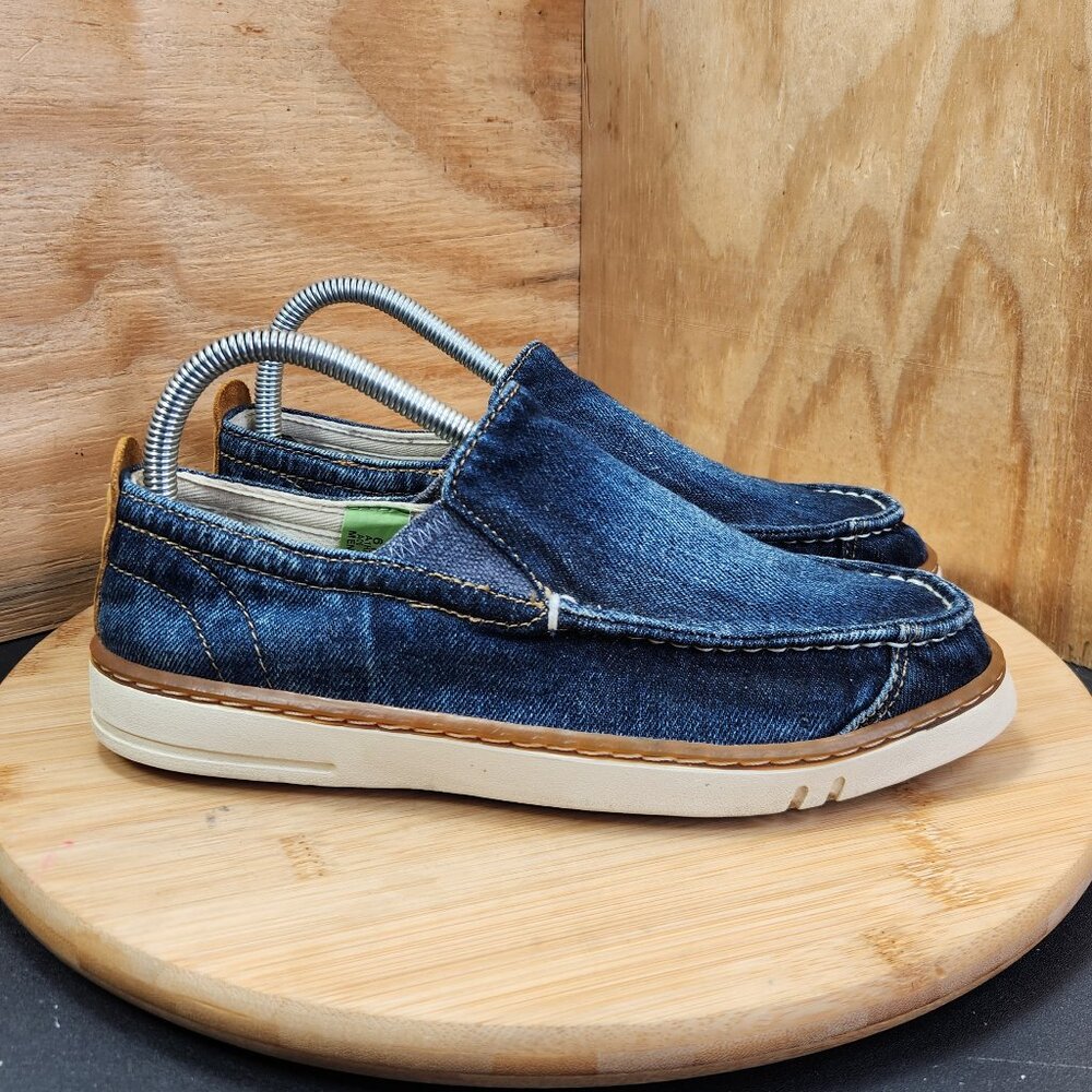 Timberland Mens Denim Slip On Loafer Shoes Size 6